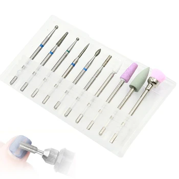 

Nail Care Tools Nail Tungsten Steel Alloy Special Grinding Machine Grinding Head Set Polishing Tool Pedicure Pusher Manicure