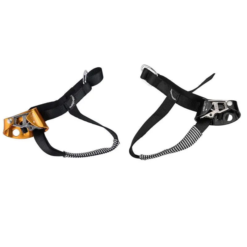 Альпинистская педаль Riser Right/Left Foot Loop Ascender протектор с SafetyBelt веревка устройство защиты скалолазания аксессуары