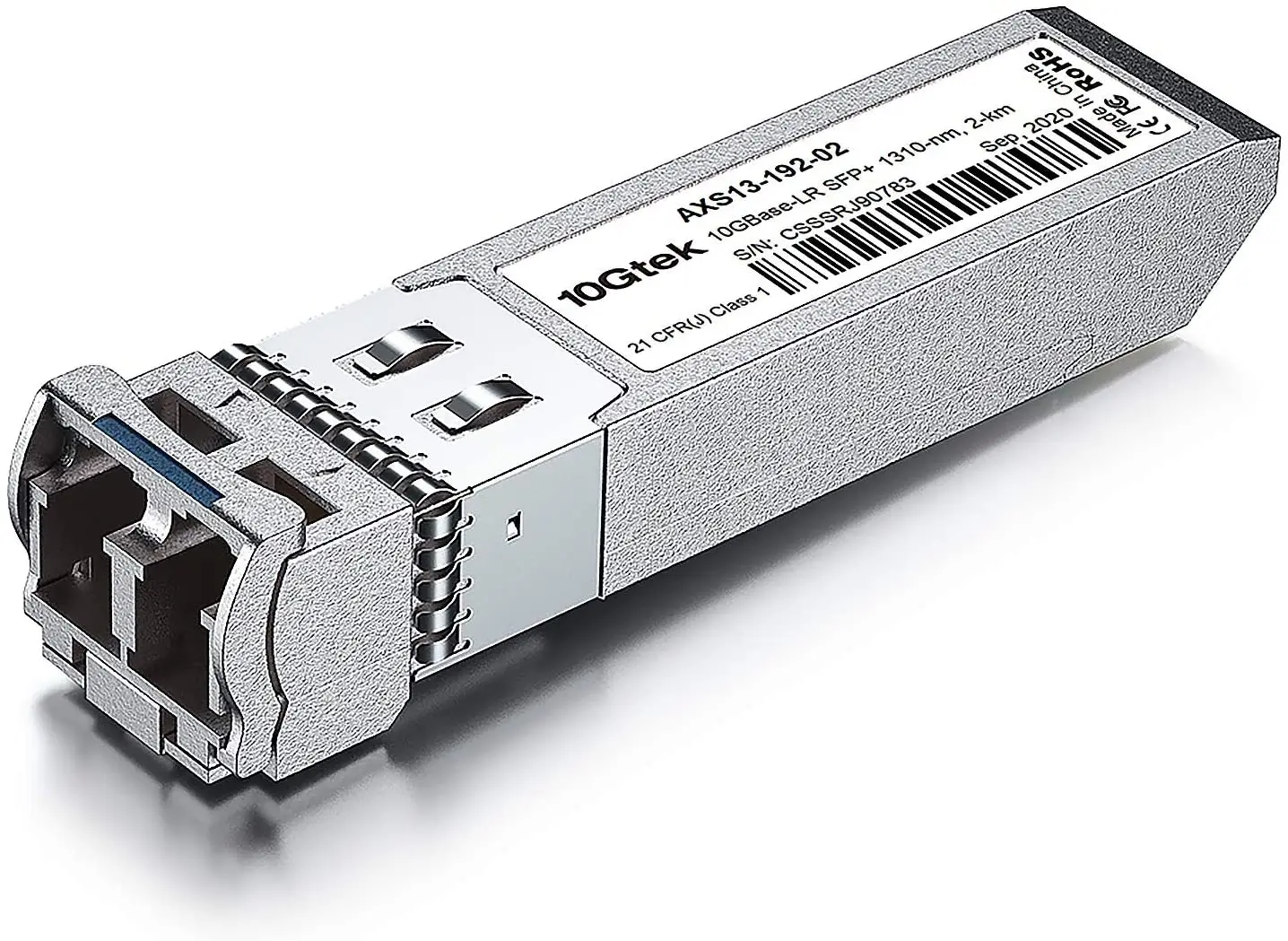 10GBase-LR Lite SFP+ LR Transceiver, 10G 1310nm SMF, up to 1.4 km, Compatible with Cisco, Ubiquiti, Mikrotik etd. acd sfp plus lr20 sfp 10gbase lr lc sm 1310nm 20km