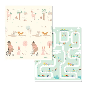 Baby Play Mat Crawling Mat Double Surface Baby Carpet Rug Developing Mat for Children Game Pad in The Nursery Activity Gym 5