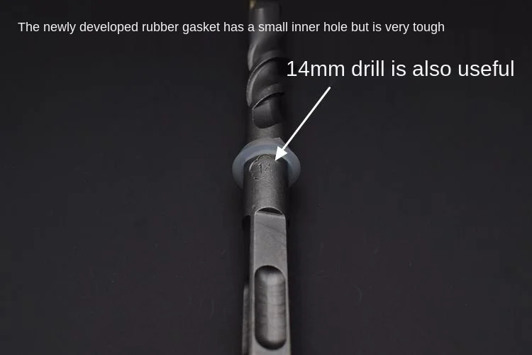 Electric Drill Dust Cover Rubber Impact Hammer Drill Dust Collector Dustproof Device Power Tool Accessories