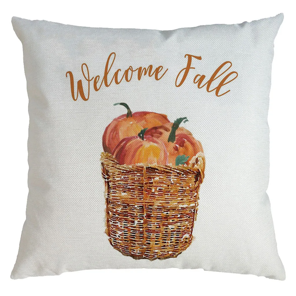 Наволочка в стиле День благодарения, наволочки, декоративные, для дома, 45x45 см