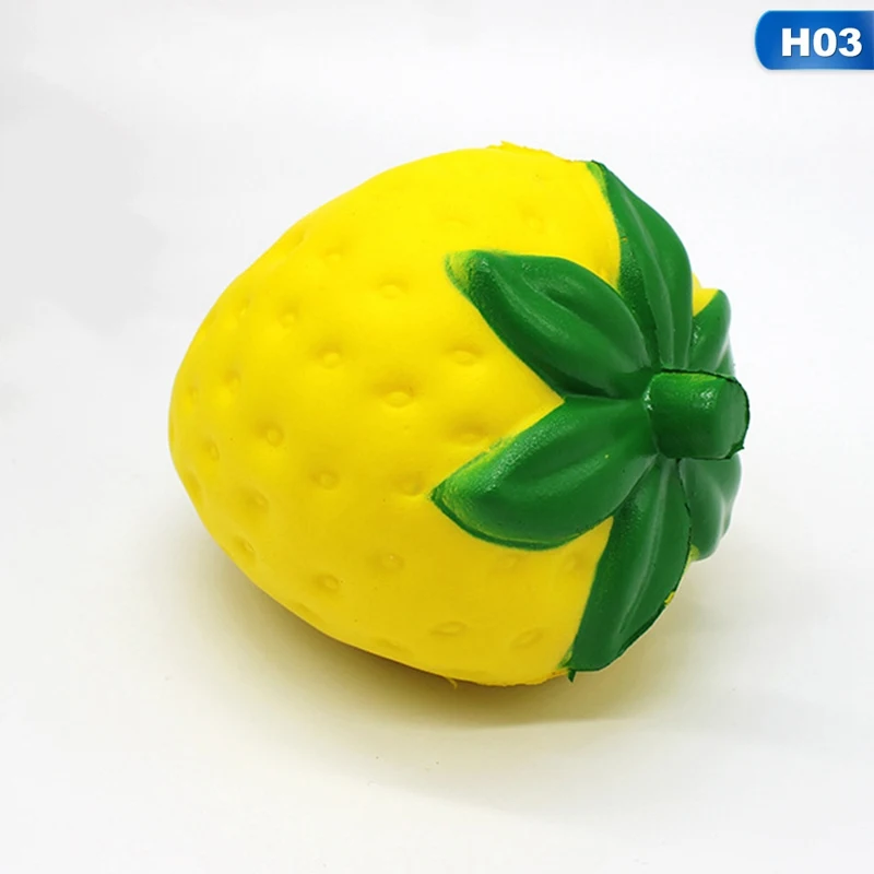 3 Squeeze PU медленное восстановление моделирование фрукты большая игрушка Клубника день рождения анти ребенок снять стресс забавная игрушка в подарок - Цвет: 3