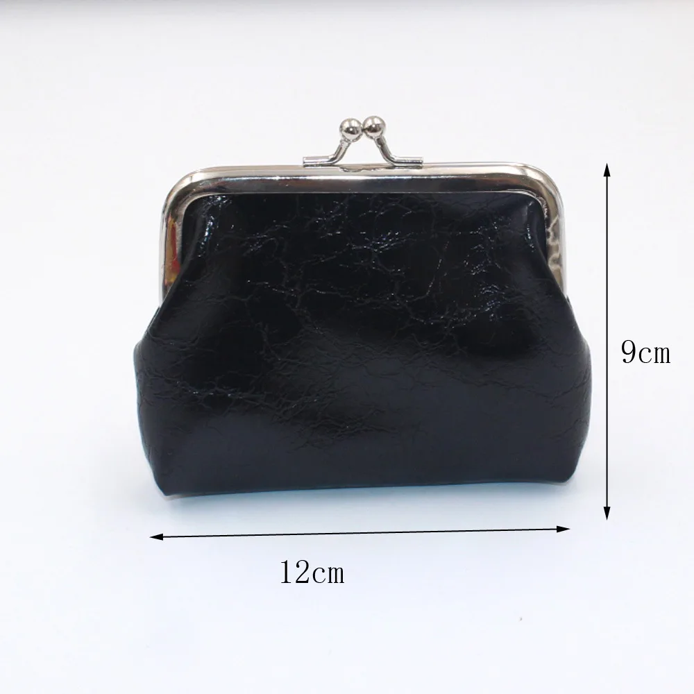 Leather Women Coin Purse Lady Mini Wallet Vintage Design Oil Wax Card Holder Female Lipstick Storage Coin Purse coin purse,women wallet,card wallet,coin wallet
