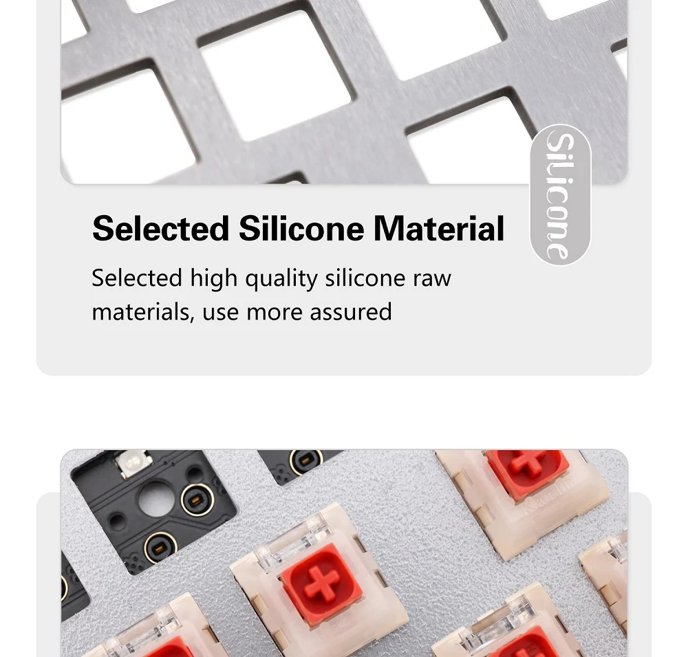 absorção de ruído de amortecimento acústico de silicone entre placa pcb semelhante com efeito de espuma para poker iso ec