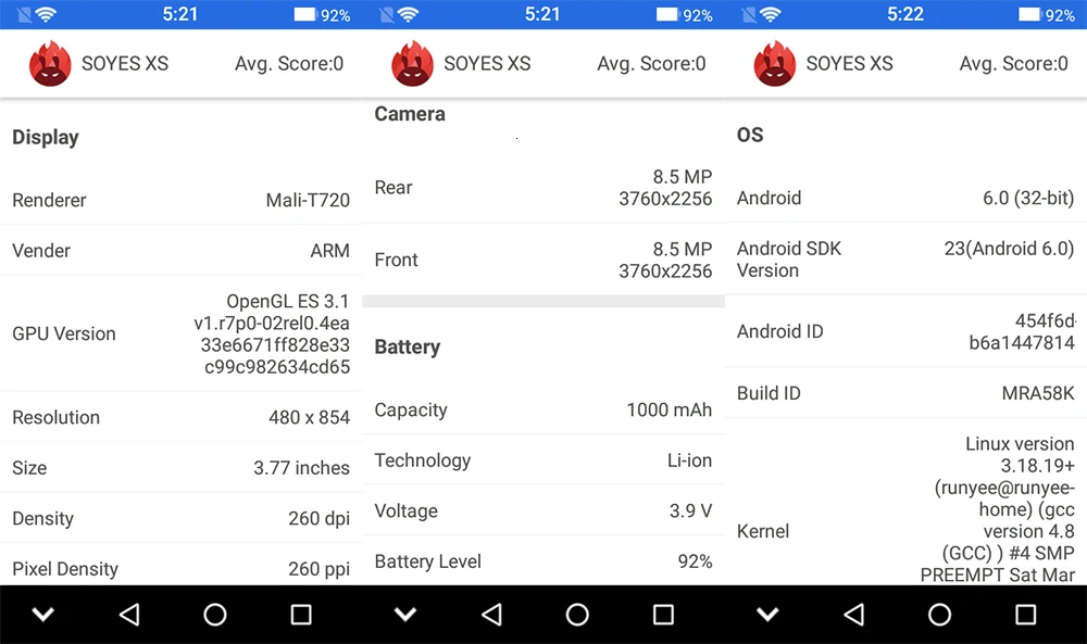 SOYES XS 3," маленький Маленький разблокированный Супер Мини android смартфон android 6,0 4G мобильный телефон MTK6737 четырехъядерный смартфон