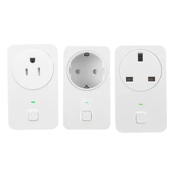 

Wireless Wifi Smart Socket Mobile Phone APP Remote Timing Remote Control Switch Suitable for Amazon Alexa