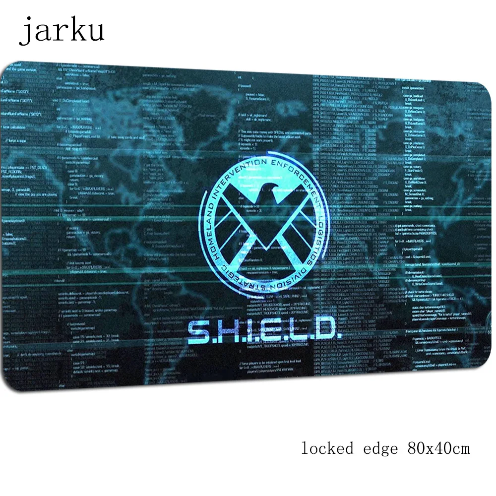 S. H. I. E. L. D коврик для мыши, модный коврик для мыши, коврик для мыши, классный игровой коврик, подарок на Хэллоуин, геймер, 800x400x3 мм, коврик для мыши с клавиатурой - Цвет: Size 800x400x3mm