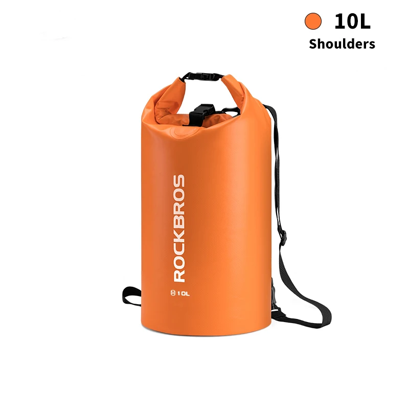 10L ROCKBROS 40L спортивная сумка для плавания, водостойкий рюкзак из ПВХ, модные сумки для женщин и мужчин, Спортивная уличная походная сумка на плечо, складные сумки - Цвет: 10L