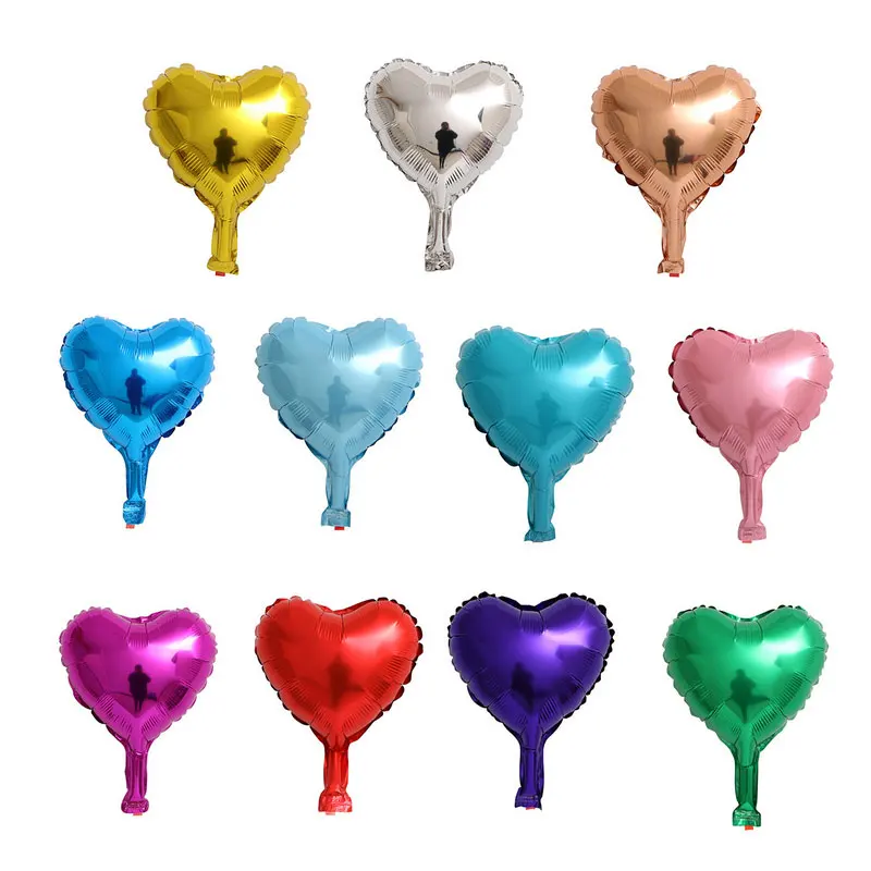 

1 pcs 10 Inch heart shaped Balloons Air Helium Balloon wedding Valentine's Day Party Decorations Kids Balloon Birthday Balloon