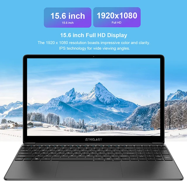 Newest Teclast F15S Windows 10 Laptop 15.6 Inch Notebook 6GB/8GB RAM 128GB ROM Intel Apollo Lake Laptops 1920x1080 FHD Dual Wifi 3