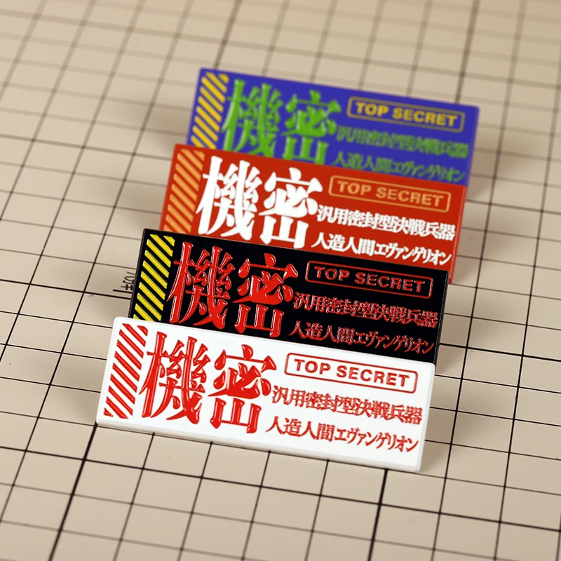 

Anime EVANGELION Metal Brooch Pins Schoolbag Creative EVA Alloy Badge Icon Collect Backpacks Bag Button Brooch Pins Badges Gifts