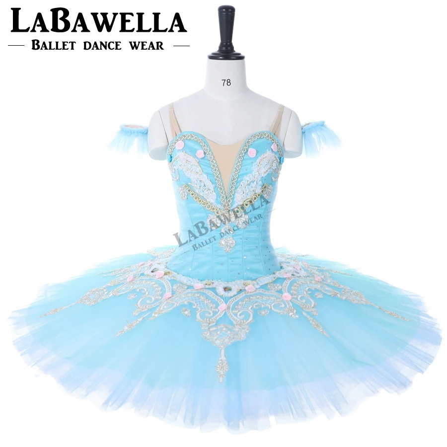 Raymonda Platter Pancake Ballet Tutu BT9059B Adults Professional Ballet Tutus Blue Black Le Corsaire Performance Tutu Costume