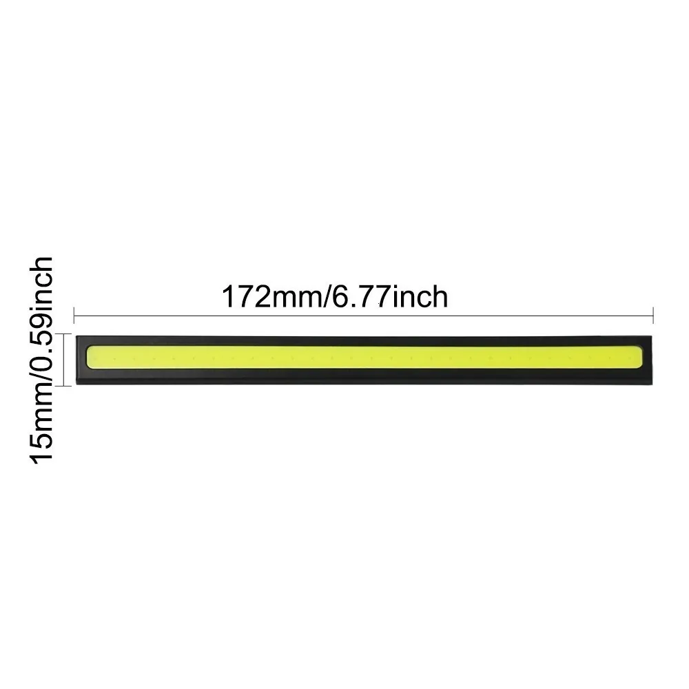 1 шт. 17 см Универсальный Водонепроницаемый Дневной ходовой светильник s COB автомобильный Стайлинг Светодиодный дневной светильник DRL противотуманная фара для вождения