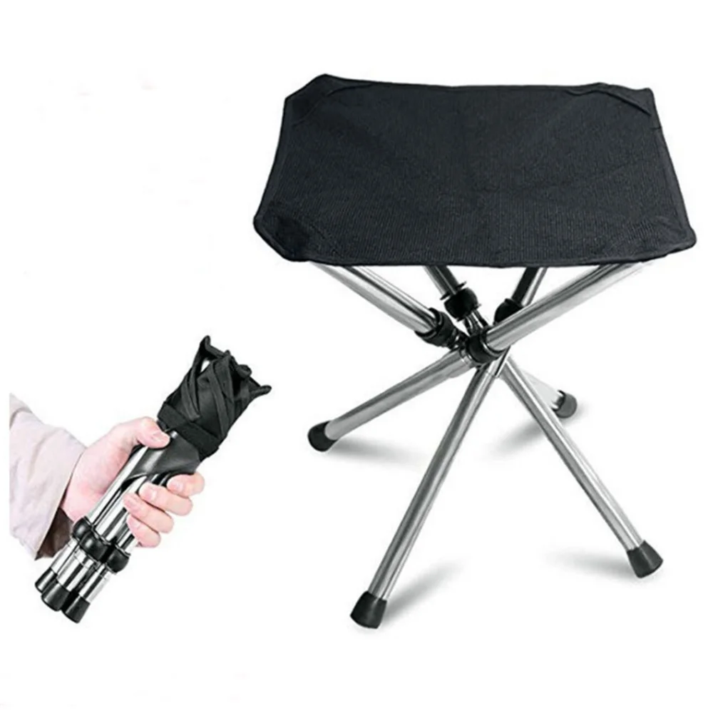 Travel Folding Toilet For Camping Hiking Outdoors Fishing Seat Chair Portable UK 