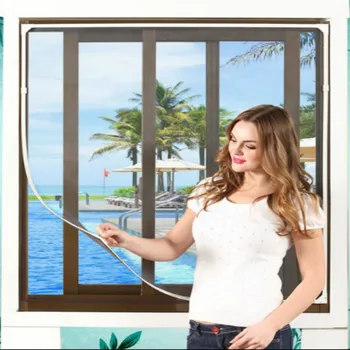 

DIY Insect Fly Mosquito Windows Net Mesh Screen Curtains Anti-Insect Fly Bug Door Window Curtain Net Mesh Screen Protector