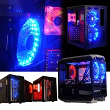 Светодиодный светильник бесшумный кулер для процессора с воздушным охлаждением анти-шок гидравлический подшипник тепловыделитель вентилятор компьютерные аксессуары