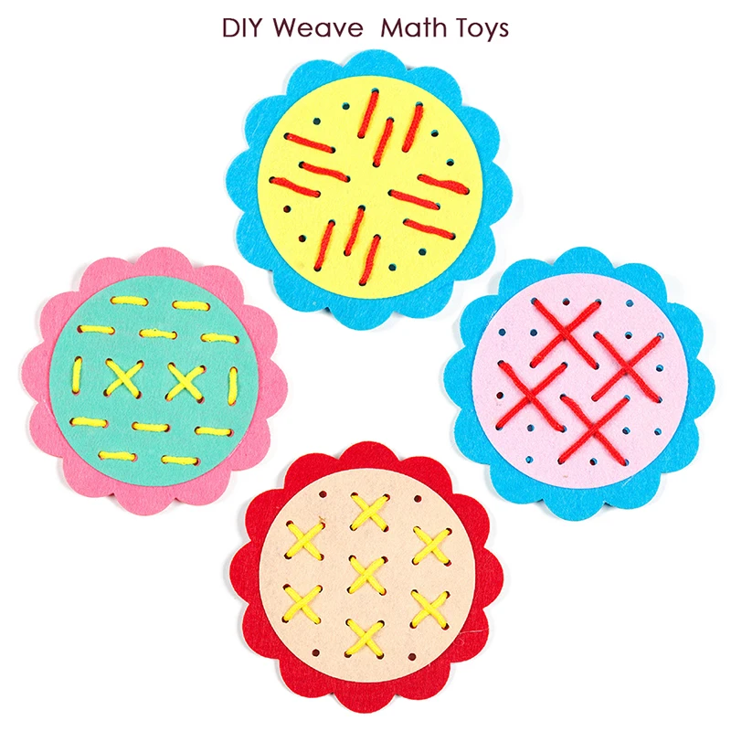Новая обучающая игрушка для детей в детском саду, ручная работа, тканевая ткань, материалы для детей, для раннего обучения, для тренировки рук и глаз, математическая игрушка