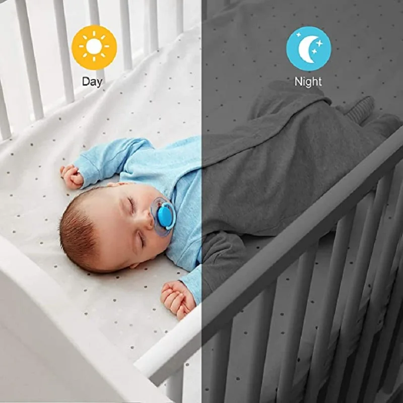 Wouwon Mini Camera De Surveillance Interieure Ip Wifi 1080p Dispositif De Securite Pour Bebe Avec Affichage De La Temperature Application Tuya Smartlife Berceuse Aliexpress