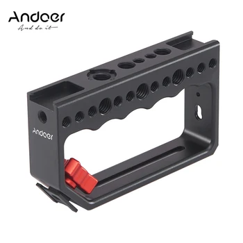 

Andoer Camera Top Handle Grip Cheese Handle with Cold Shoe Mount Universal Stabilizing Rig for Camera LED Video Light Mic