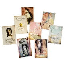 16 шт./лот Ретро портретный стиль Новогодний подарок открытка Канцелярские Принадлежности