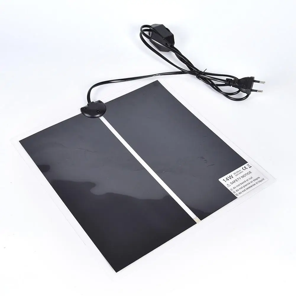 

MeterMall EU Plug Heating Warm Pad Adjustable Temperature Controller Incubator Mat Tools Reptile Electric Heat Mat Blanket