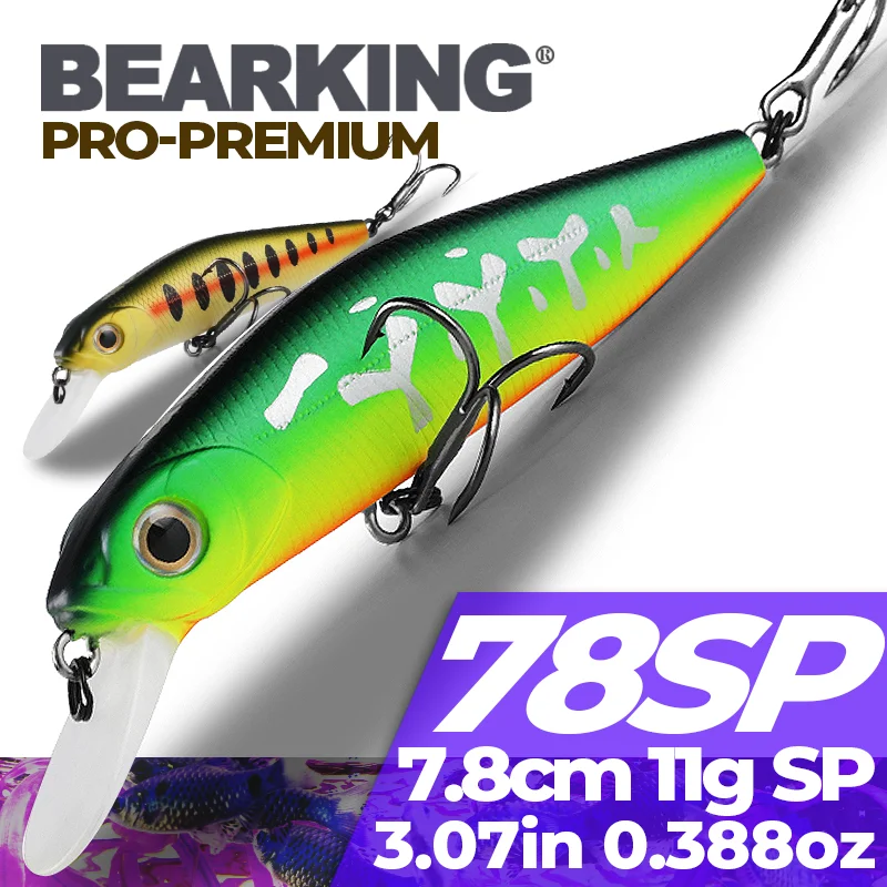 Details about   Artificial Fishing Lures Hard Wobblers Bass Pike Crankbait Tackle Feather Hook 