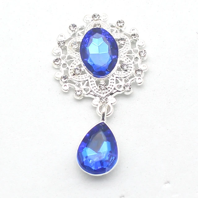 Elegant Crystal Brooch Set - Fashionable Wedding & Holiday Decorations