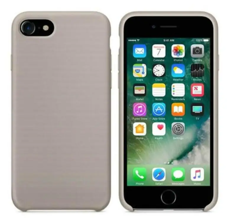 Stone Официальный силиконовый чехол для iphone Xs max XR X 7 8 6 6S Plus XS X роскошный чехол с логотипом для iphone 11 Pro Max задняя крышка - Цвет: Stone