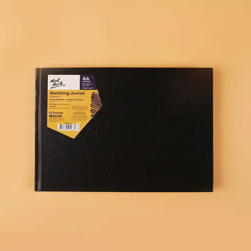 2020 Ink Proof Blank Sketch Book A4 A5 A3 Big Blank Paper Book School Black Waterproof Cover Drawing Painting Book Stationery Aliexpress