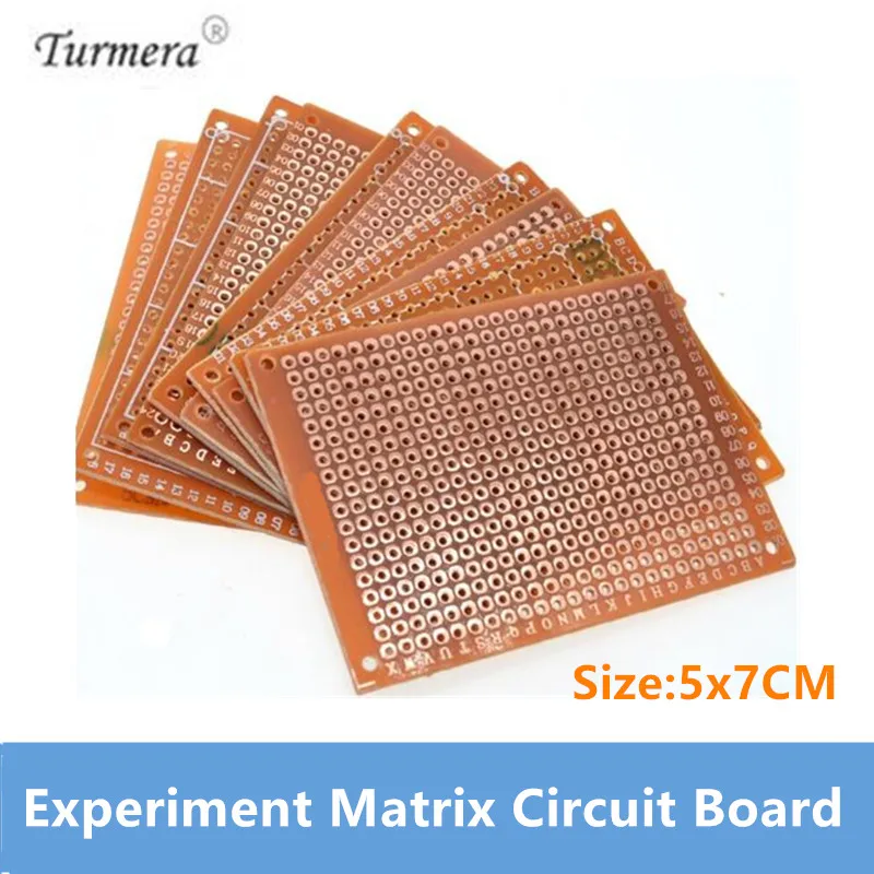 10 шт. DIY Прототип бумаги PCB Универсальный Эксперимент матричная печатная плата 5x7 см хорошие макеты стекловолокна хорошего качества Turmera