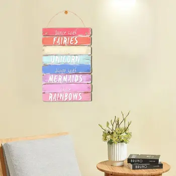 

Welcome Plaque Sign Wooden Chalkboard Message Memo Chalkboard Family Party Wedding Decoration Party Supplies