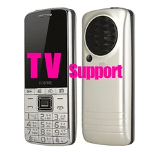 ТВ телефон! FM! 3D звук! большая батарея Двойная sim разблокированный мобильный телефон FORME tv телефон лучше, чем другие ТВ телефон