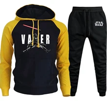 ##Special Price Darth Vader Star Wars Autumn Winter 2019 New Streetwear Mens Hoodies Raglan Hip Hop Suit Male Fleece Hooded+Pants 2 Piece Set ##Special Price Darth Vader Star Wars Autumn Winter 2019 New Streetwear Mens Hoodies Raglan Hip Hop Suit Male Fleece Hooded+Pants 2 Piece Set