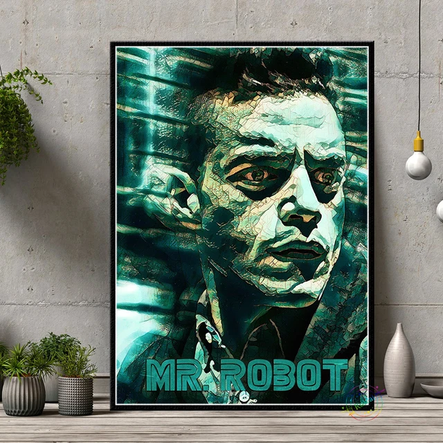 Mr. Robot Season 1 Rami Malek Tv Art Wall Indoor Room Outdoor - POSTER  20x30