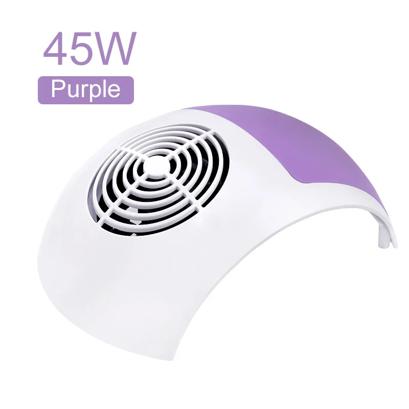 45 Вт Мощный всасывающий пылесос для маникюра пылесборник ногтей 3 цвета