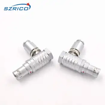 

M12 FHG.1B.307.CLAD62Z 7 Pin Elbow Plug Male Cable Electronical Automotive Connector