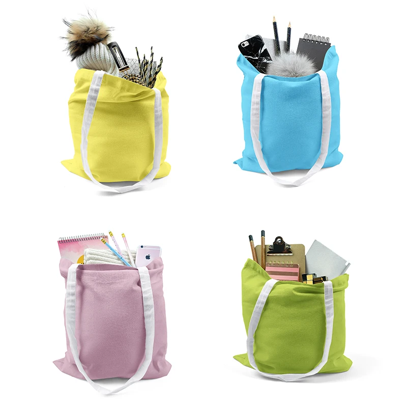 

Harajuku Candy Color Women Canvas Bag Basic Style Bag Blue Pink Green Handbag Shopping Bag Reusable Cute Shoulder Bag For Girl