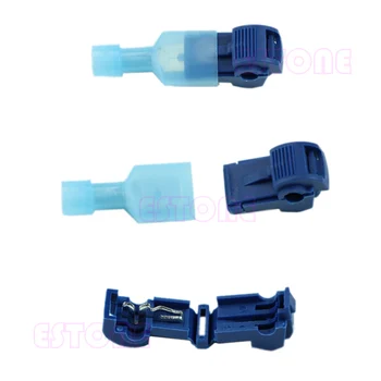 

10 Pcs Quick Splice Scotch Wire Terminals Connectors Electrical Crimp Cable Snap Whosale&Dropship