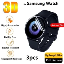 

3D Full Screen Protector for Samsung Galaxy Active 2 44mm 40mm Gear S3 S2 Watch 3 45mm 41mm 46mm (Not Glass) Film Foil Hydrogel