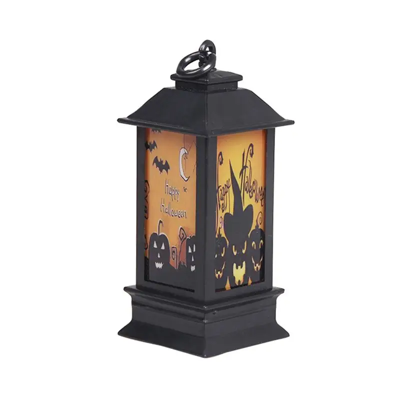 1PC Halloween Decorative Lam Storm Lantern Table Night Light Hanging Lamp Halloween Lantern for Party