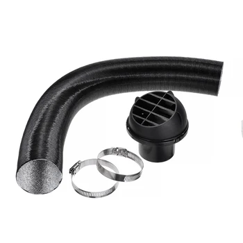 

60mm Car Auto Heater Pipe Duct Warm Air Outlet Vent Hose Clips Set For Webasto Eberspacher Parking Heater