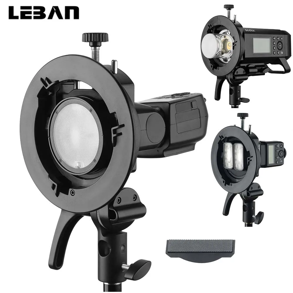 Крепление для вспышки Godox S2 Bowens S образный держатель кронштейн V1 V860II AD400PRO AD200 Speedlite