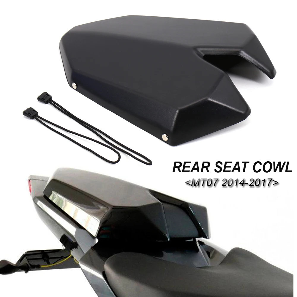 

For Yamaha MT07 FZ07 MT 07 FZ 07 2014 2015 2016 2017 Motorcycle Pillion Rear Seat Cover Cowl Solo Seat Cowl Rear Fairing