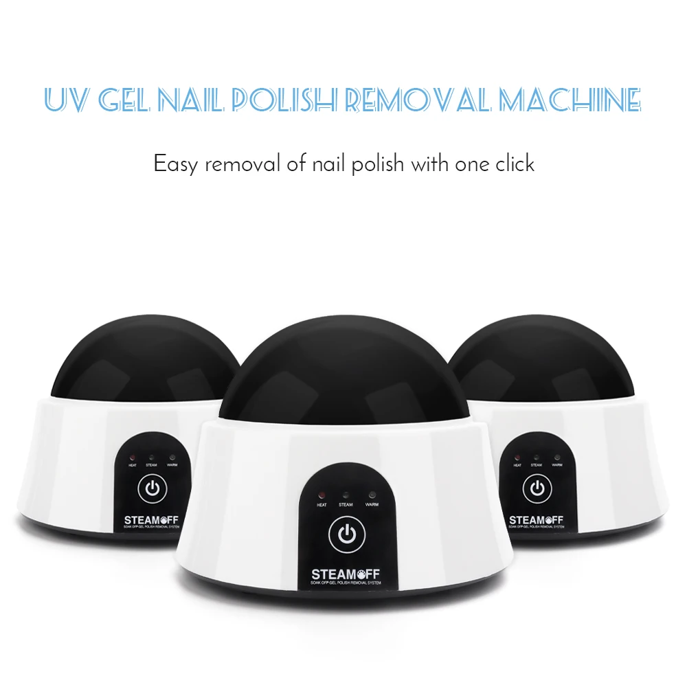 

Electric Steam Off UV Gel Polish Removal Machine Nail Steamer Nail Gel Polish Remover Machine Gel Soak Off Remover Nail Tool