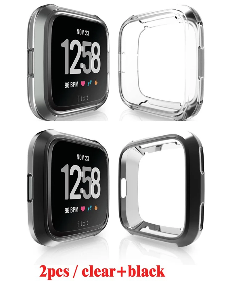 YHNUJM модные мягкие защитные чехлы из ТПУ Для Fitbit Versa Смарт-часы для фитнеса