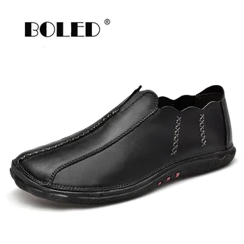 

Fashion Shoes Men Genuine Leather Casual Shoes Comfortable Platform Slip On Driving Shoes Classic Loafers Moccasin