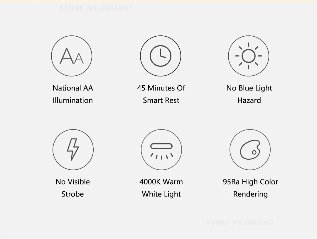 Xiaomi Youpin OPPLE светильник ing кантри АА уровень глаз настольная лампа для профессионального чтения письменный светильник RG0 свободный синий Ra95 высокий цвет