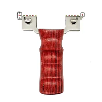 

Slingshot Hunting Stainless Steel Catapult Adjustable Bow Head Wood Short Handle Handheld with Rubber Band Outdoor Shooting 2019
