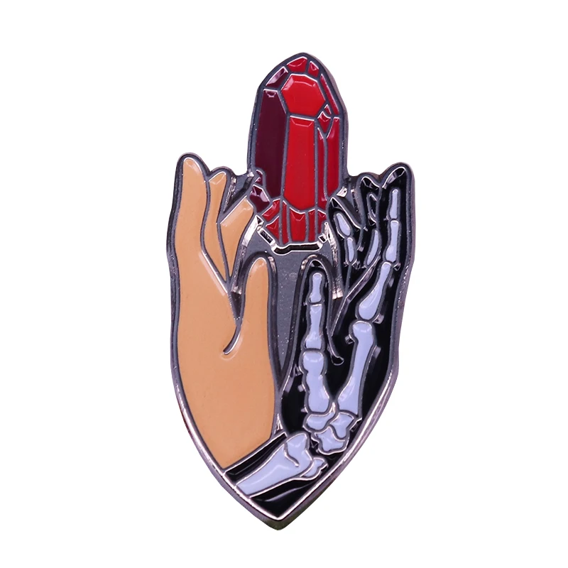 Mystical wizard hand pin Sorcerer's Stone badge geek gift cool D&ampD RPG gamer accessory | Украшения и аксессуары